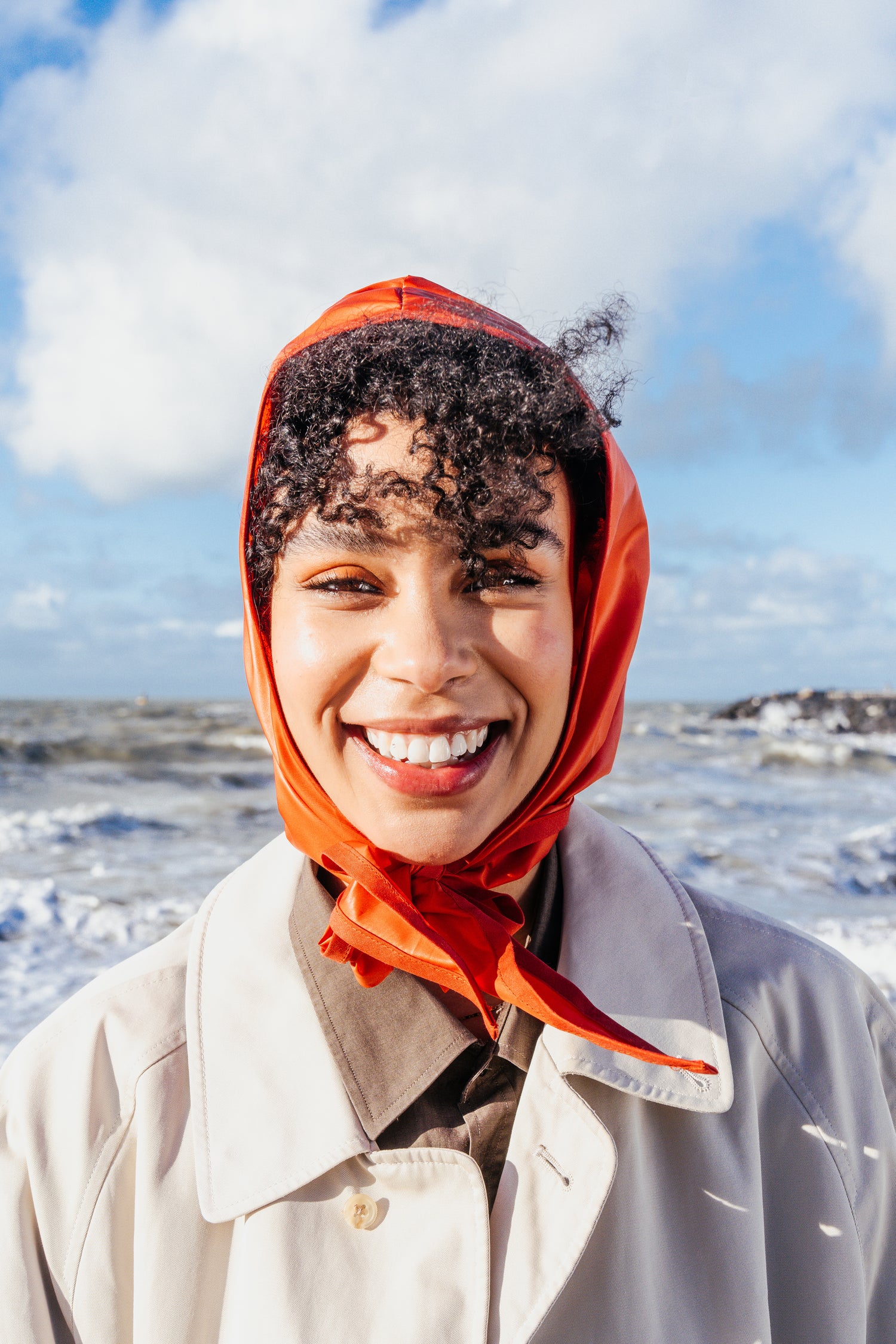 Raincap RUMI in tangerine