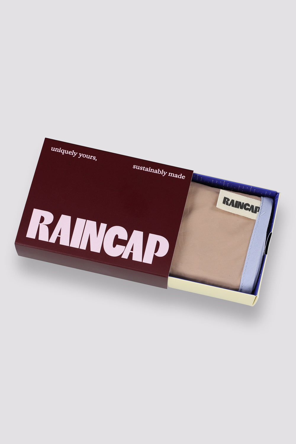 Raincap BELLE in beigeroze